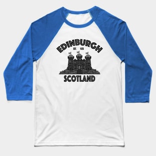 Edinburgh - Founded 1125 Scottish Design Baseball T-Shirt